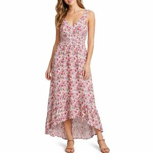 NWOT Rewind Cottagecore Floral High Low Maxi Dress